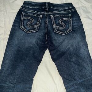 Silver Jeans Women's Boot Cut Jeans - Dark Blue